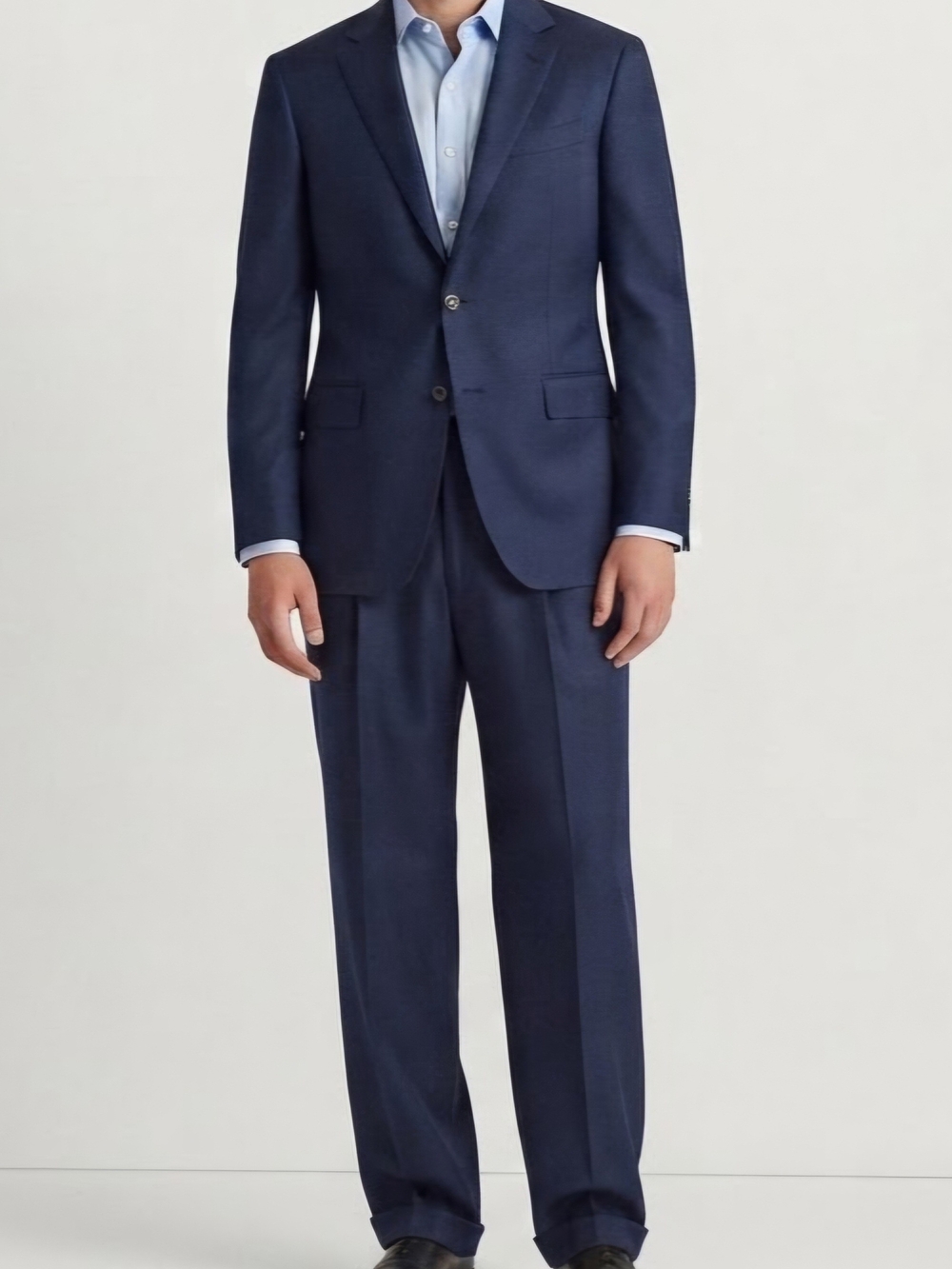 Ralph Lauren Men's Wool Suit Blue Size 44R